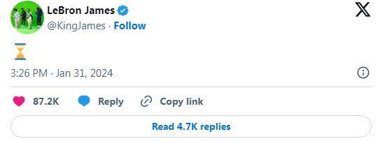 星空体育下载-继续猜！神秘表情引交易猜想 詹姆斯拒绝给出解释